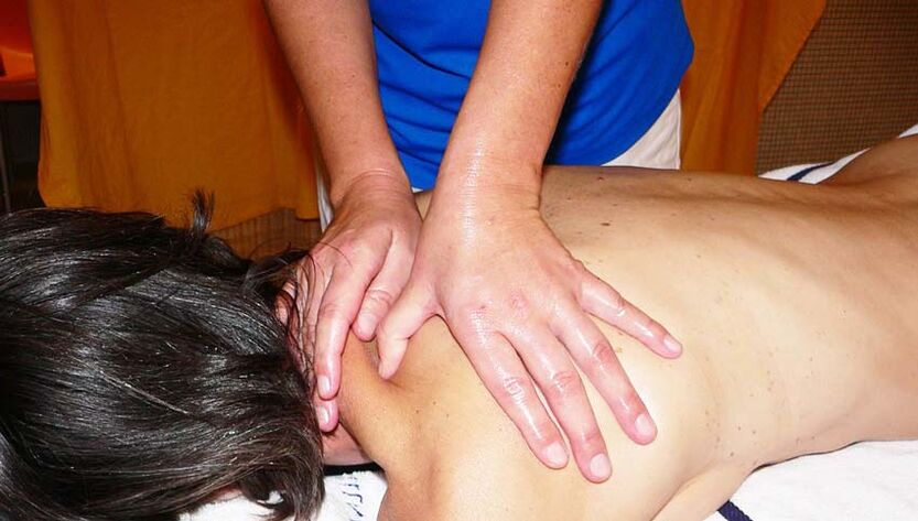 Massage therapy for cervical vertebrae degeneration